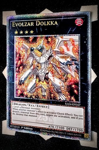 Evolzar Dolkka RA04-DE167 Quarter Century Rare 1. Auflage Yugioh