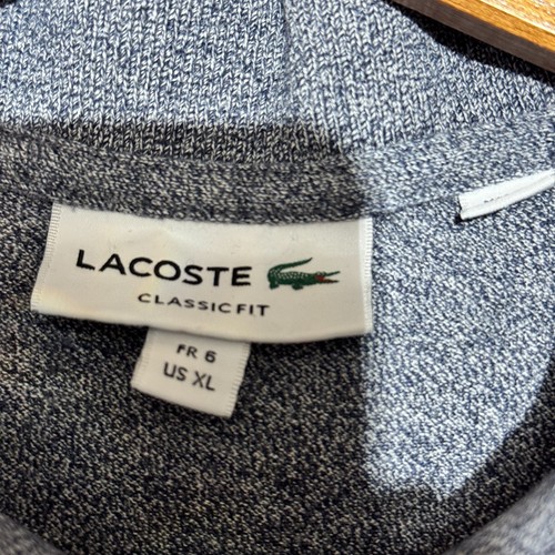 Lacoste Poloshirt Grau Herren XL Kurzarm Preppy Alligator Logo - Bild 3 von 7