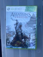 Assassins Creed III *3 *XBOX 360 *NEW and SEALED *see pictures