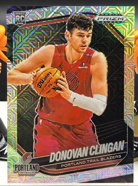 Donovan Clingan 2024-25 Panini Prizm Black Mojo Prizm 06/25 RC #131