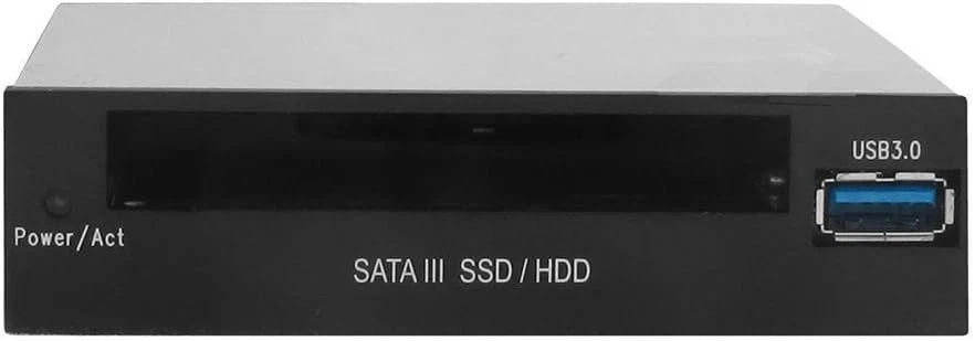 SEDNA - USB 3.0 Internal 2.5" HDD/SSD Dock with 1 Extra Port Black  - Image 4 of 4