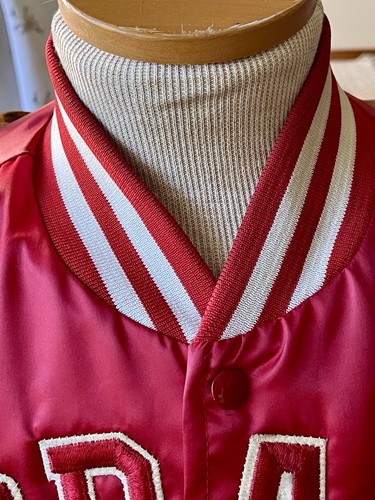 Vintage Nebraska Cornhuskers NCAA Swingster Satin Jacket Sz L College Football - Picture 5 of 8