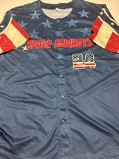 Promotional Sugar Land Space Cowboys 4th Of July USA Jersey SGA Men Sz XL NEW 24