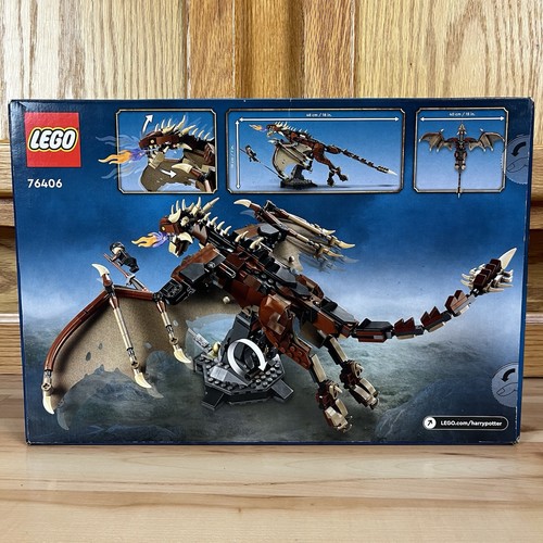 LEGO 76406 Harry Potter Hungarian Horntail Dragon Retired New NIB Wizard Hogwart - Picture 2 of 8