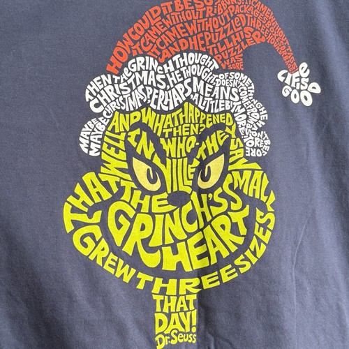 Life Is Good® Crusher T-Shirt Damen Gr. XL WORDY GRINCH Dr. Seuss Nikolausmütze SS - Bild 5 von 11