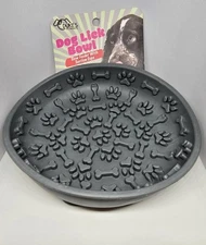 Silicone Dog Lick Bowl Slow Feeder with Suction Cups,assorted Colors