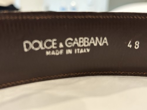 Dolce & Gabbana Fellgürtel Herren braun - Bild 6 von 6