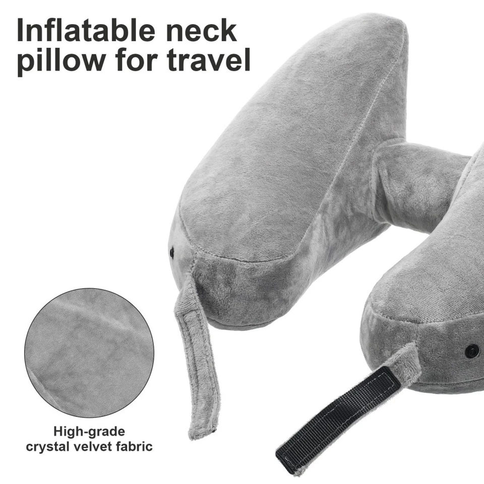  Oreiller Cervical Avec Capuche Coussin De Voyage À Voiture Pour La - Photo 2/4