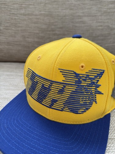 Gorra Snapback The Hundreds Blinds (Amarillo/Azul) - NUEVA - Imagen 2 de 9