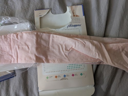 Lot 2 New Body Wrappers A91 Petite Total Stretch Tights Convertible Clear Straps - Picture 5 of 10