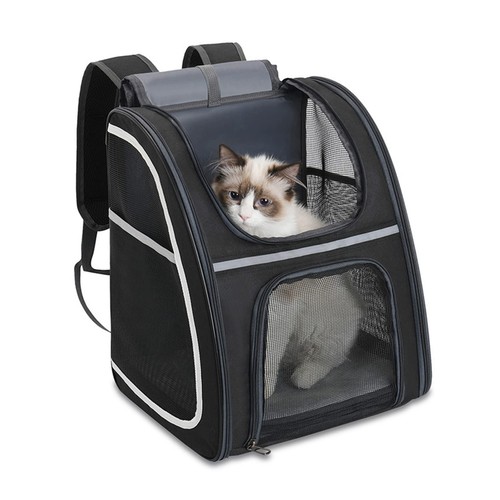 Katzenrucksack Haustier Rucksack kleine Katzen Sicherheitsgurte Tragetasche - Bild 1 von 6