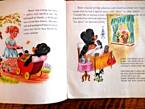 Book & Matching Record Barry The Honey Bear Talking Story Magic Media 1976 33rpm - Picture 5 of 9