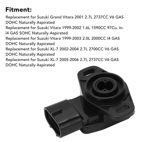 TPS Throttle Position Sensor 13420 65D00 For Vitara 1.6L 2.0L 1999‑20 MER - Picture 22 of 22