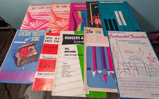Organ Sheet Music Booklets Vintage Lot of 10 Various