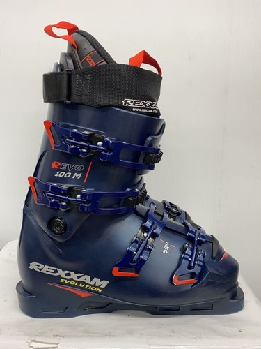 Scarponi da sci Rexxam R-EVO 26cm lunghezza suola: 303mm Navy adulto usati - Foto 3 di 9