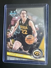 CAITLIN CLARK 2023-24 BOWMAN UNIVERSITY CHROME #34 IOWA HAWKEYES