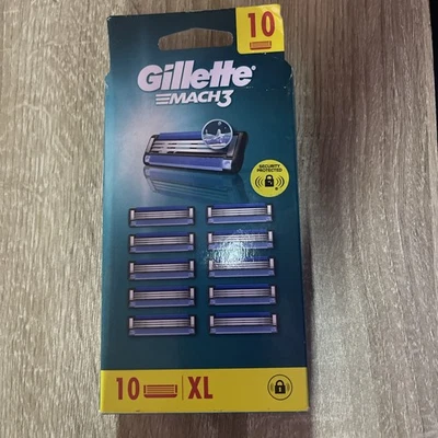Gillette Mach3 Razor Blades Razors For Men 10 XL | 100% Original free P&P