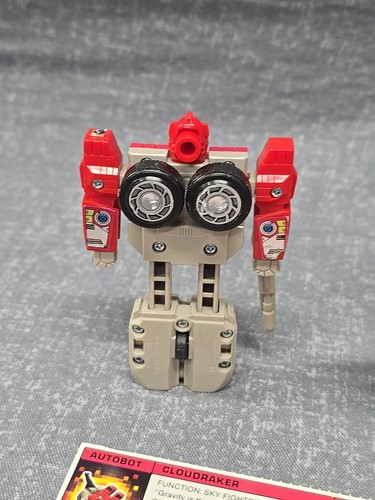 Transformers G1 Autobot Clones FASTLANE & CLOUDRAKER W/ Tech Spec Hasbro 1987 - Picture 6 of 6