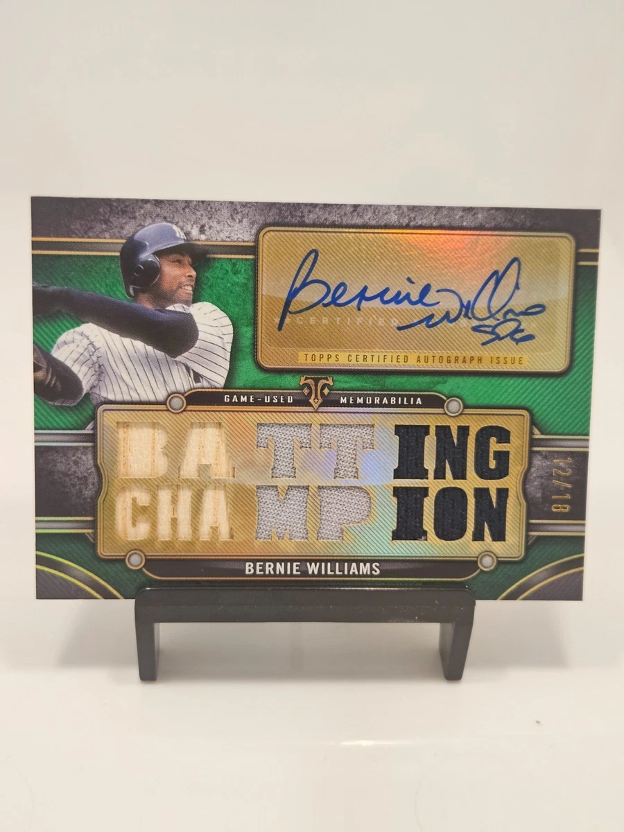 メジャーリーグ　カード　Barnie Willrams Bernie Williams Memorabilia Baseball Sports Trading Cards