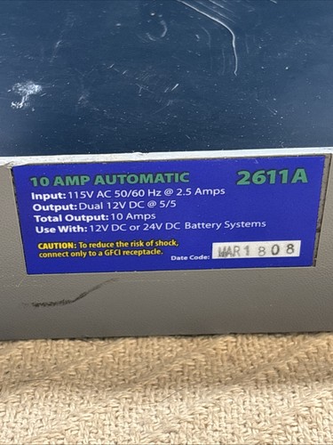 GUEST 2611A ELEKTRONISCHES BATTERIELADEGERÄT CHARGE PRO 2611A 10AMP - Bild 8 von 11