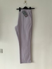 Cotton Traders Ladies Adjustable Waist Trousers Size 20 Inside Leg 29” Lilac