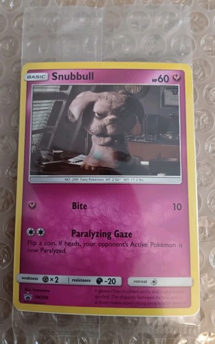 Pokemon Sealed Snubbull SM200 Black Star Promo Holofoil Detective Pikachu