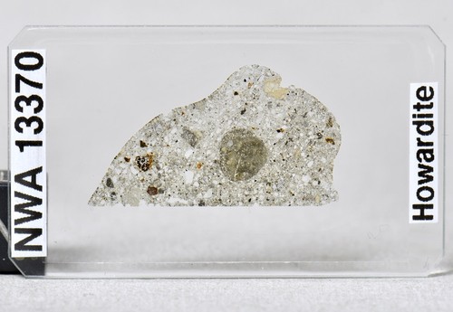 Meteorite NWA 13370 - Howardite Achondrite - HED Planet Vesta - HQ Thin Section - Picture 7 of 9