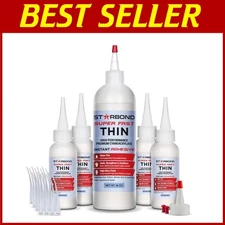 16oz  CA Super Glue Refill Kit - Fast Thin Adhesive