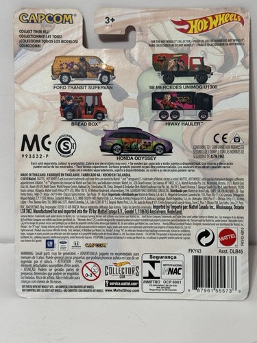 Capcom Hot Wheels Street Fighter V Hiway Hauler 2018 #4/5 *Nuovo* - Foto 2 di 2