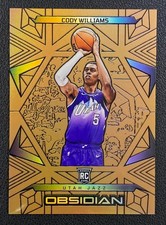 Cody Williams 2024-25 Panini Obsidian Electric Etch Bronze Flood 17/99 #169