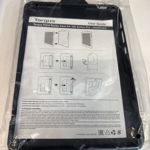 Targus Field-Ready Samsung Galaxy Tab Active Pro Protective Tablet Case Cover wi - 第 1/5 張圖片