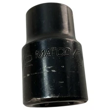 Matco Tools CP166A Shallow Impact Socket 1/2" SAE 1/2" Drive 6 Point Above Avg