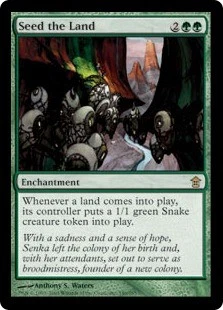 Magic MTG - Seed the Land - Libérateurs de Kamigawa - EXC - EN - Photo 1/1