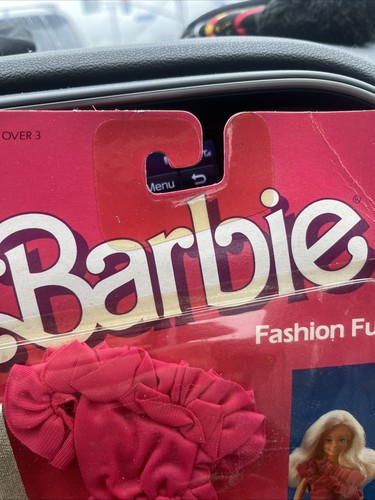 Vestido Barbie Rosa con Cinturón Vintage 1985 Moda Divertido 2086 - Nuevo en Caja - Envío Gratis - Imagen 4 de 5
