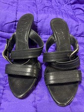 Vintage Christian Dior leather sandals