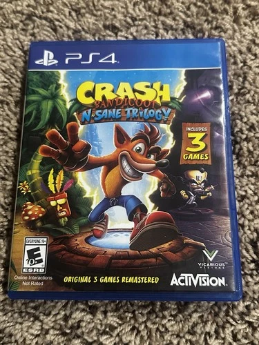 Crash Bandicoot: N. Sane Trilogy (PlayStation 4, 2017)
