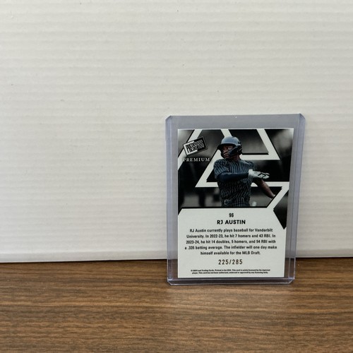 2024 PRESS PASS PREMIUM RJ AUSTIN RC #D 95/285 SP VANDERBILT - Picture 2 of 2