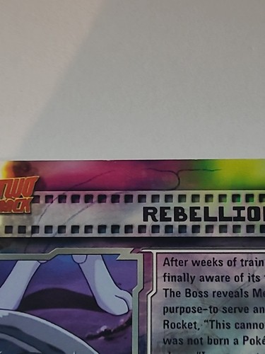 Rebellion #8 Topps Pokemon the First Movie Mewtwo Strikes Back 1st Print - Picture 12 of 17