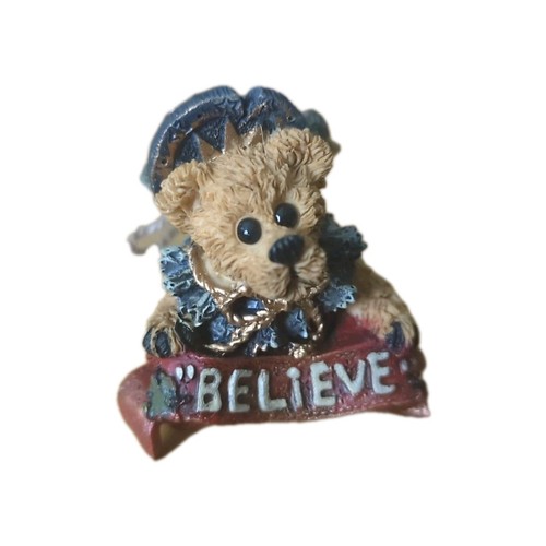 BOYDS BEARS & FRIENDS Christmas - NATIVITY Series #3 Ariel & Clarence Angels  - Picture 2 of 10