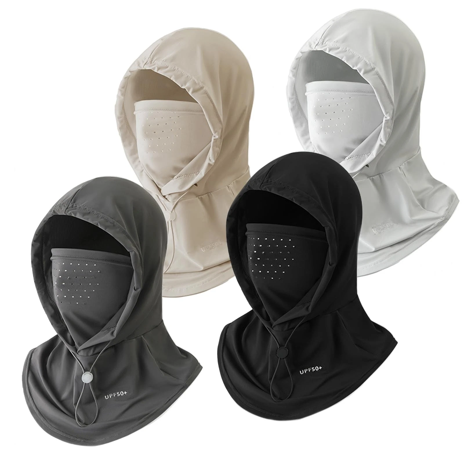 4 Pcs Cooling Summer Balaclava face Mask with Breathable Holes Sun face Shiel...