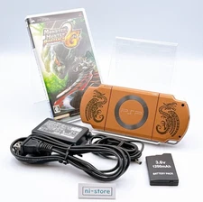 Sony PSP-2000 Monster Hunter Bronze Limited Edition Console Rare - Excellent