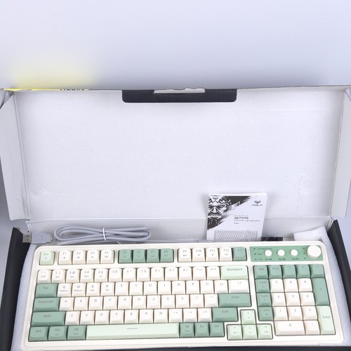AULA S99 Pro Gaming Keyboard, Cute Creamy Keyboard with Number Pad Smart Screen, - Picture 6 of 9
