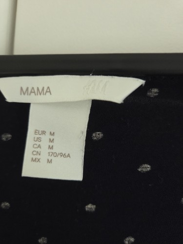 H&M Maternity/Breastfeeding Dress Nacy Dress Size Medium - Picture 5 of 5