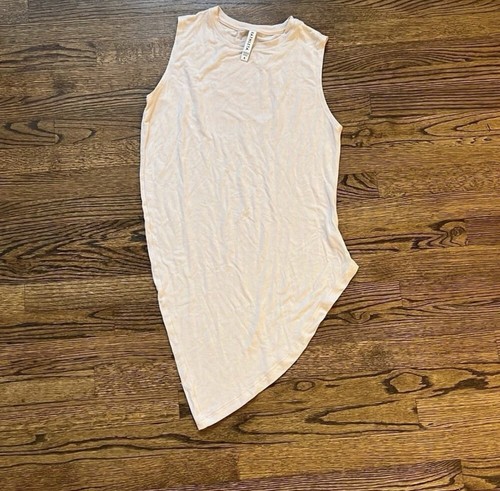 Camiseta sin mangas Athleta Cloudlight Restore Yoga rosa larga elástica rosa aterciopelado talla S - Imagen 2 de 6