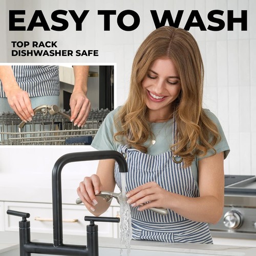 Kitchen Premium Garlic Press Set - Rust Proof & Dishwasher Safe - Picture 5 of 9
