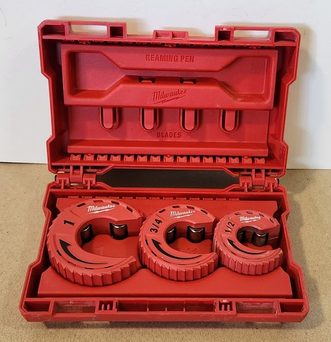 Juego de 3 cortadores de tubos Milwaukee Close Quarters 1/2" 3/4" 1"