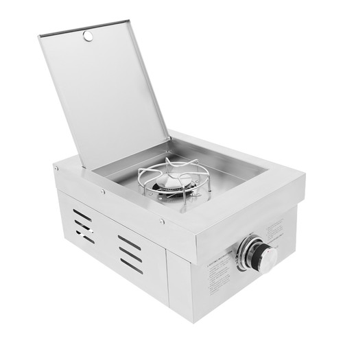 Stainless Steel Gas Stove, Gas Stove With Cover Plate For Outdoor Use New - Picture 11 of 13