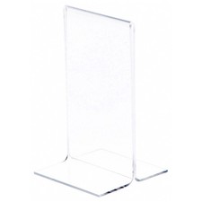 Plymor Clear Acrylic Sign Display / Literature Holder (Bottom-Load), 3" W x 5" H