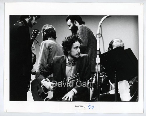 '68 Bob Dylan The Band Woody Guthrie Memorial NYC Original Gahr Foto A369
