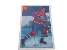 1954-55 Parkhurst Tom Johnson (HOF) Montreal Canadiens Hockey Card